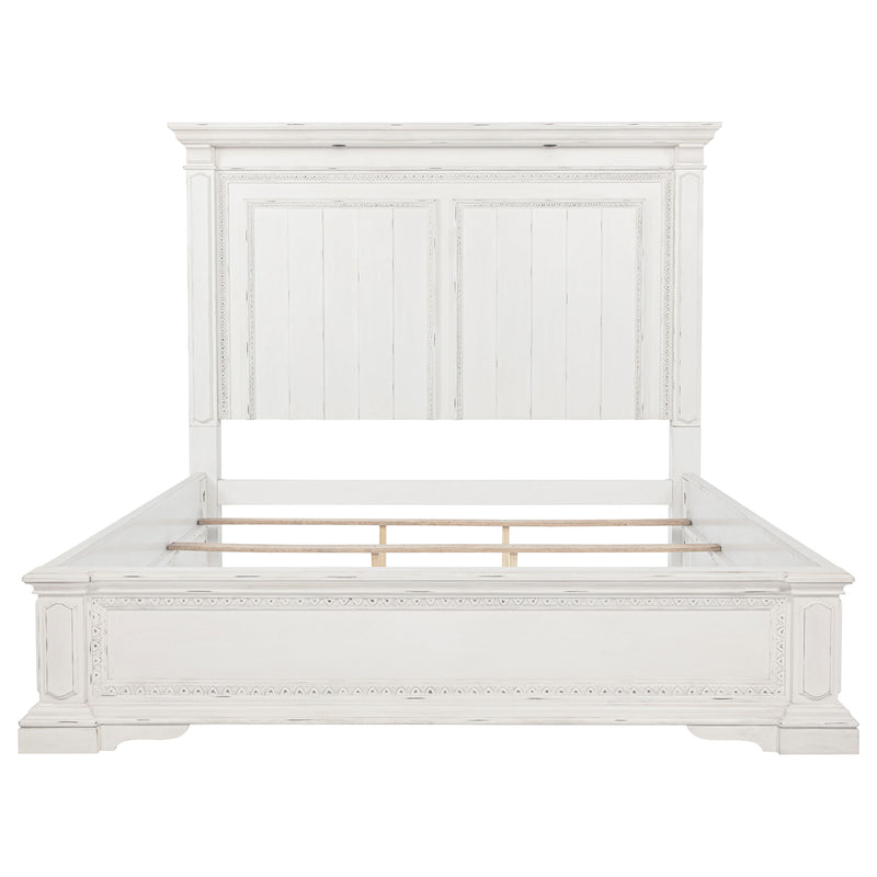 Cama McKinney con panel y luces LED
