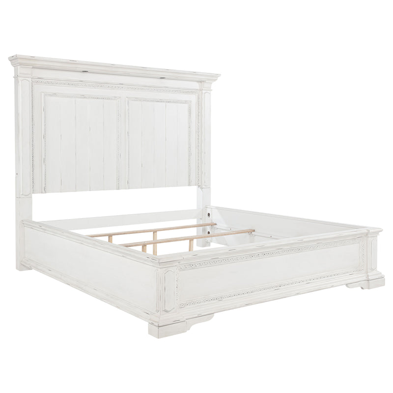 Cama McKinney con panel y luces LED