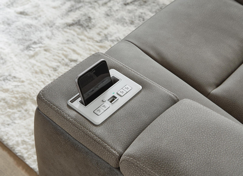 Next-Gen DuraPella Power Reclining Loveseat with Console