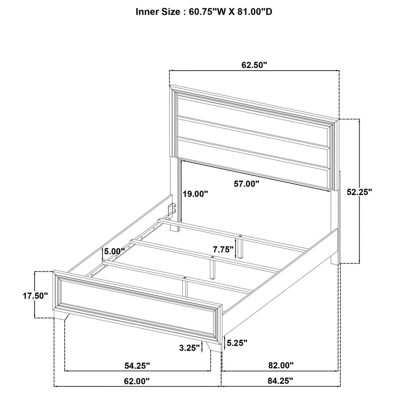 Cama de paneles Wright