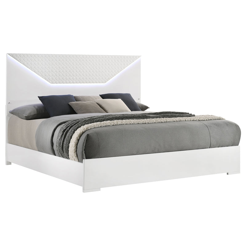 Cama panel Ives con iluminación LED