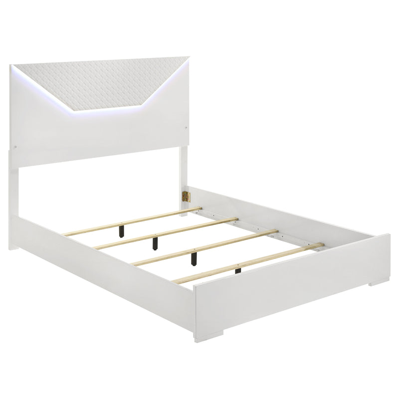 Cama panel Ives con iluminación LED