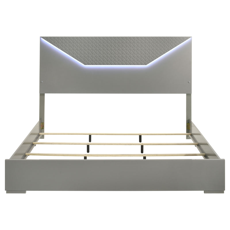 Cama panel Ives con iluminación LED