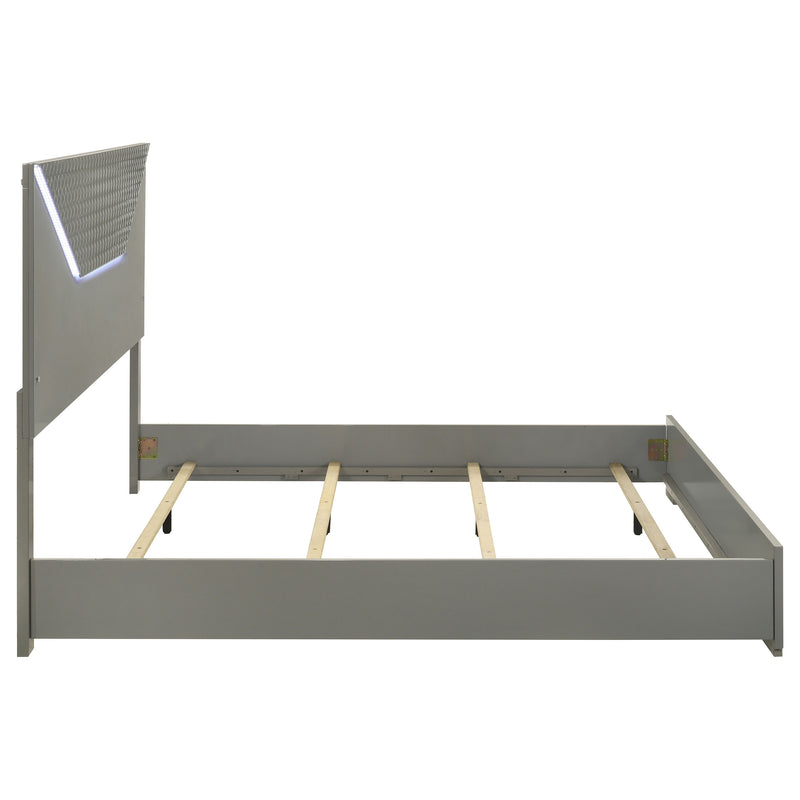 Cama panel Ives con iluminación LED