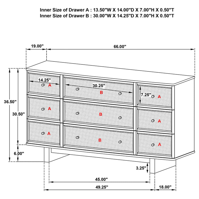 Juego de dormitorio Kailani