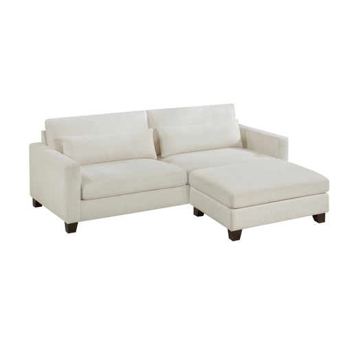 Zeke 2pc Set: Sofa, Ottoman