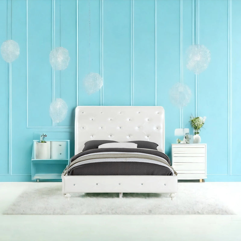 Twin Bed (Padded Sleigh)