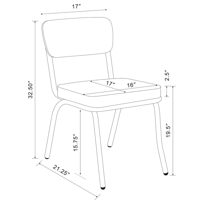 Silla de comedor retro