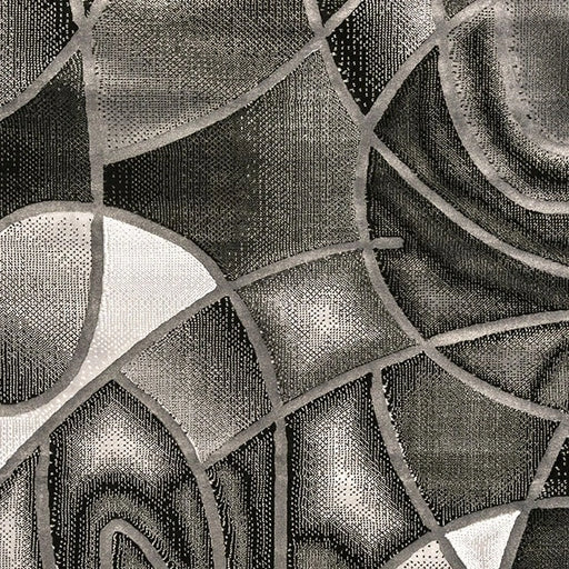 Sivas Area Rug Black & White
