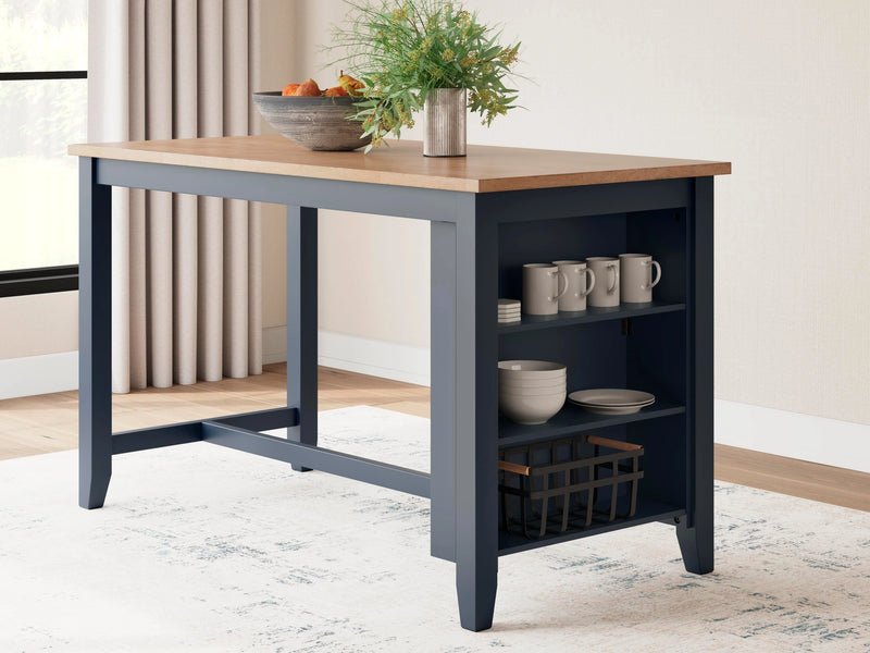 Mesa de comedor a la altura de la encimera Gesthaven