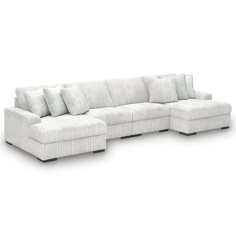 Seccional estupendo con doble chaise longue