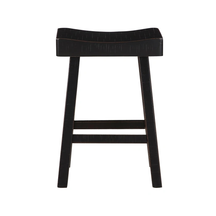 5687BLK-24 - Taburete de altura de mostrador