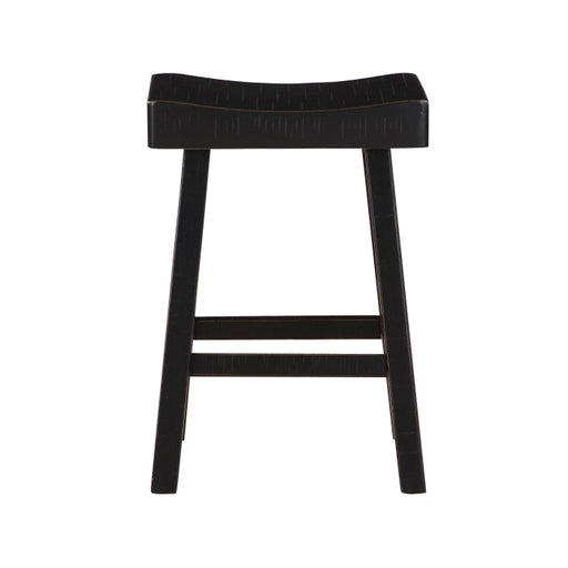 5687BLK-24 - Taburete de altura de mostrador