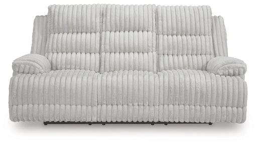Sofá reclinable eléctrico Rhines Falls con mesa desplegable