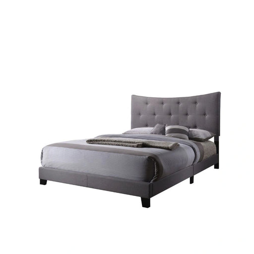 Venacha - Cama Queen - Gris, Oscuro - 85"