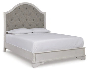 Cama tapizada tamaño queen Blendon