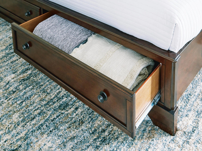 Cama con almacenaje Trellington Sleigh