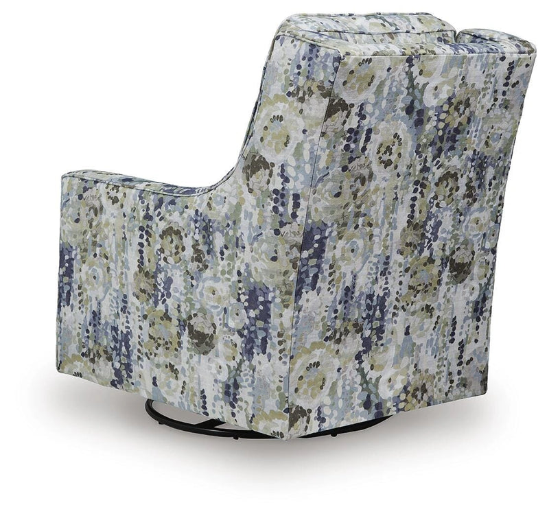 Sillón acentuado giratorio y reclinable Dustinford