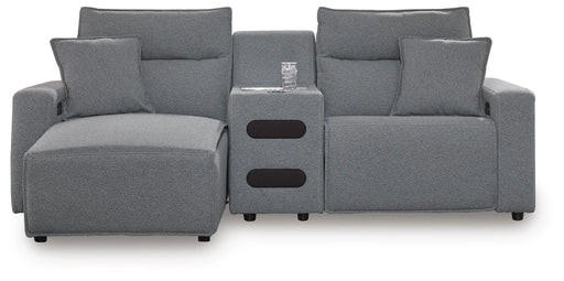 Modmax II Power Reclining Sectional with Chaise and Audio Console