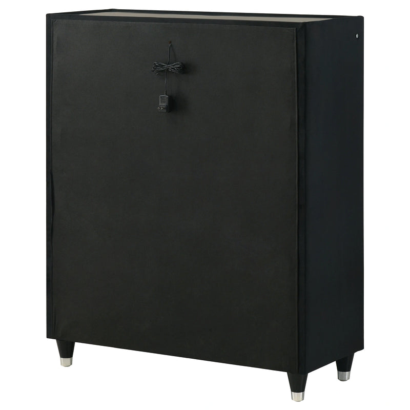 Ravenne Velvet Upholstered LED Chest