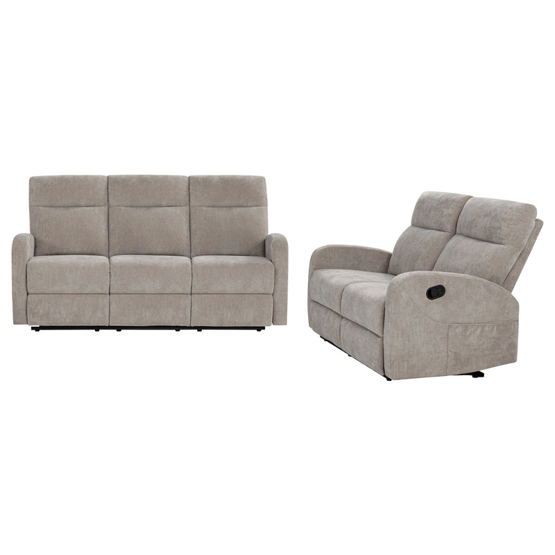 Hamilton Manual Reclining Sofa Set