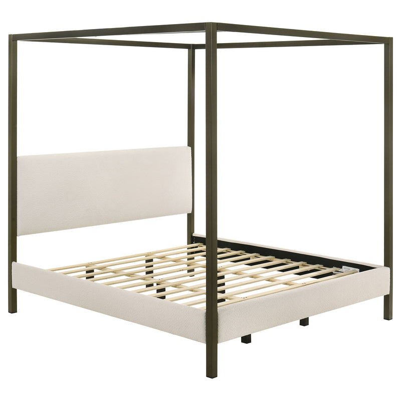 Cama de plataforma con dosel Monroe