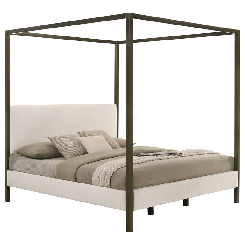 Cama de plataforma con dosel Monroe