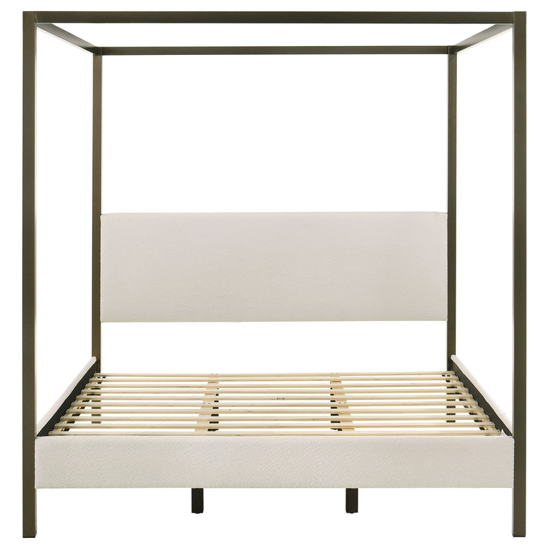 Cama de plataforma con dosel Monroe