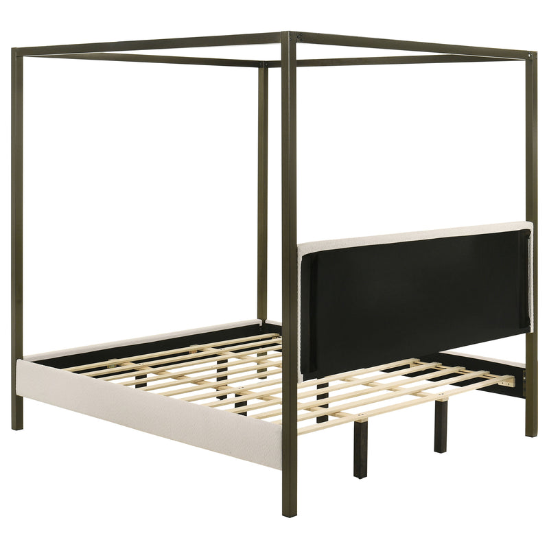 Cama de plataforma con dosel Monroe