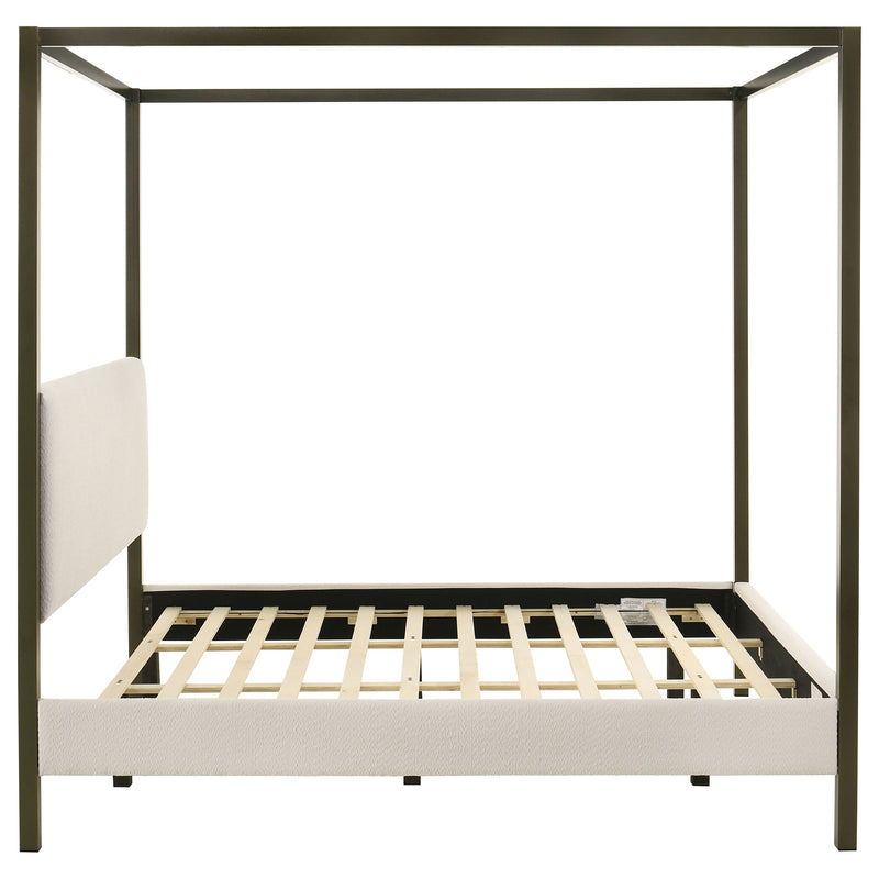 Cama de plataforma con dosel Monroe