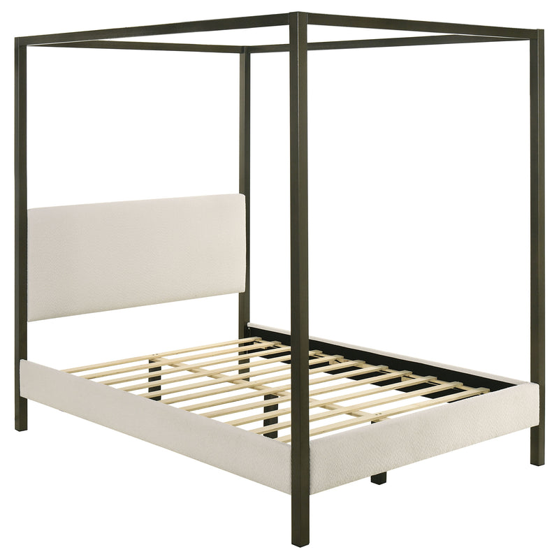 Cama de plataforma con dosel Monroe
