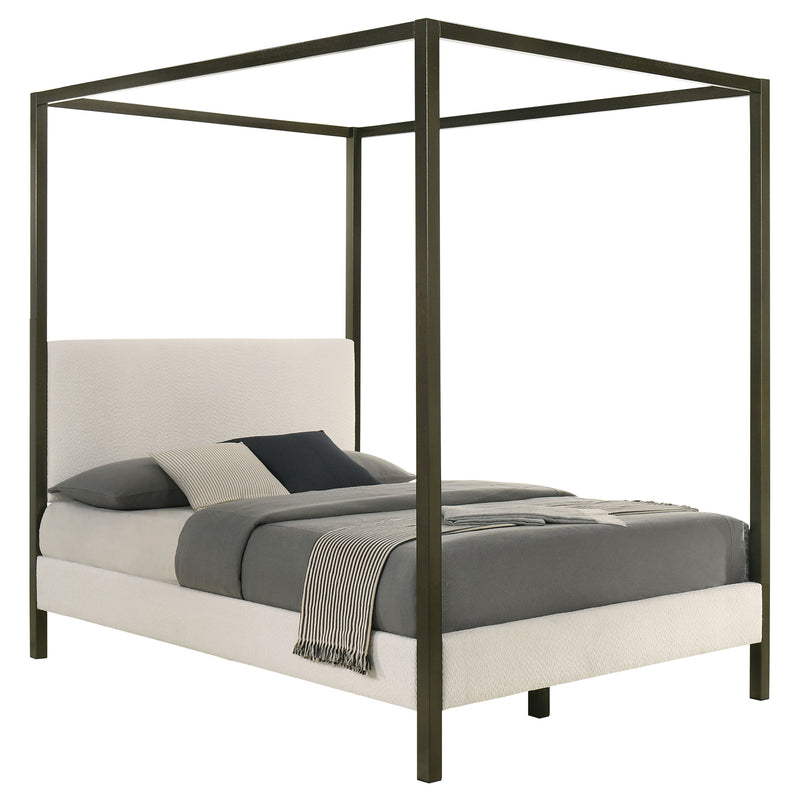 Cama de plataforma con dosel Monroe