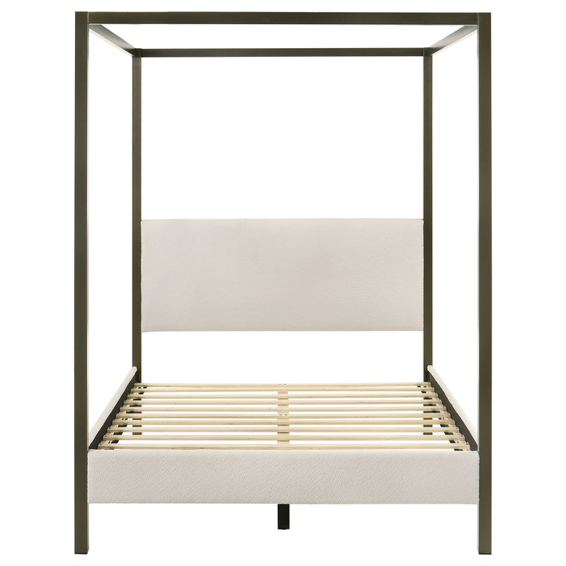 Cama de plataforma con dosel Monroe