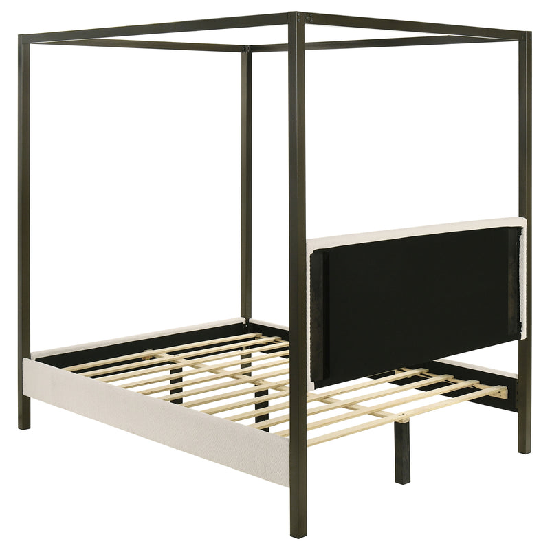 Cama de plataforma con dosel Monroe
