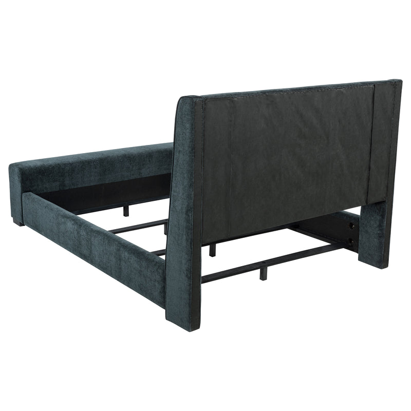Cama Preston Wingback con visualizador de llama y altavoz Bluetooth