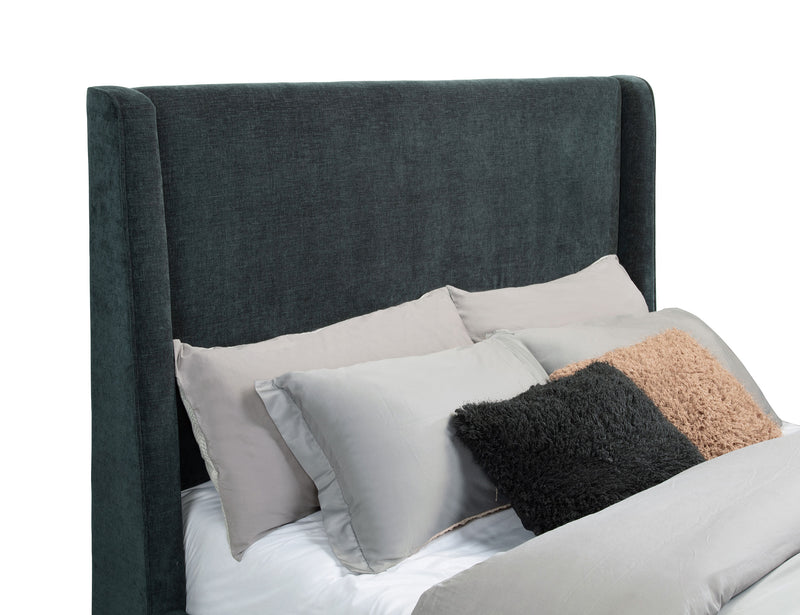 Cama Preston Wingback con visualizador de llama y altavoz Bluetooth
