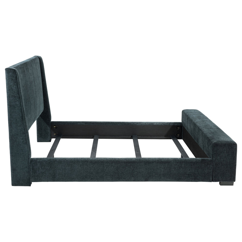 Cama Preston Wingback con visualizador de llama y altavoz Bluetooth