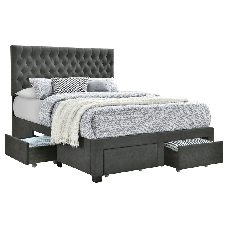 Base de cama con plataforma y almacenaje Soledad