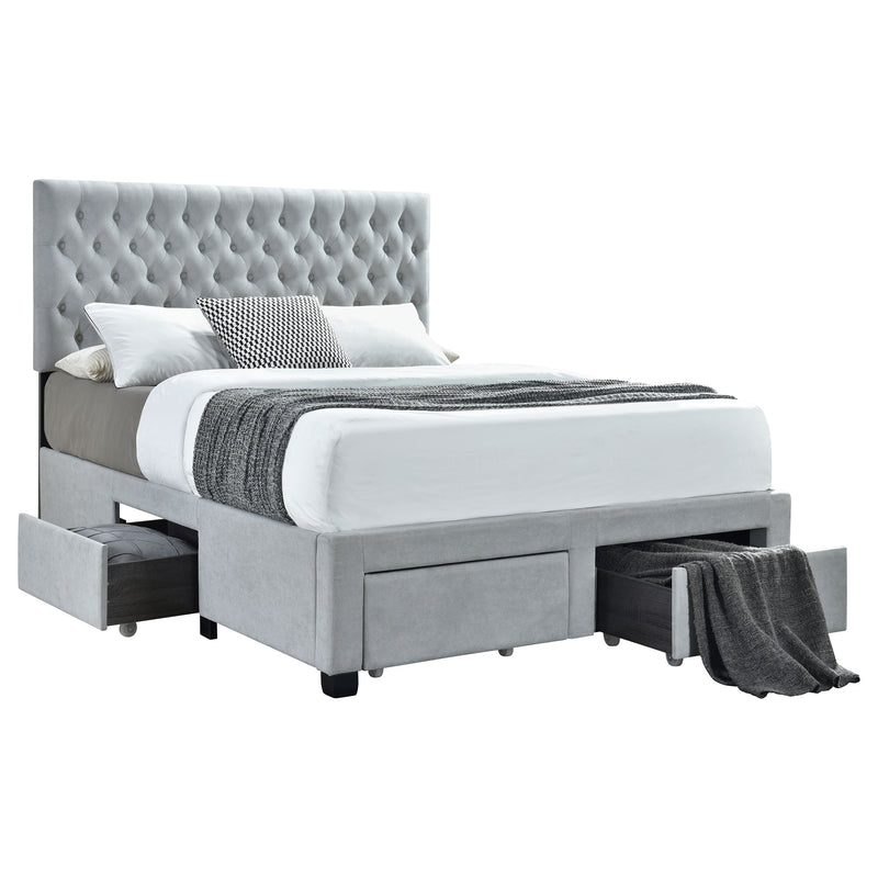 Base de cama con plataforma y almacenaje Soledad