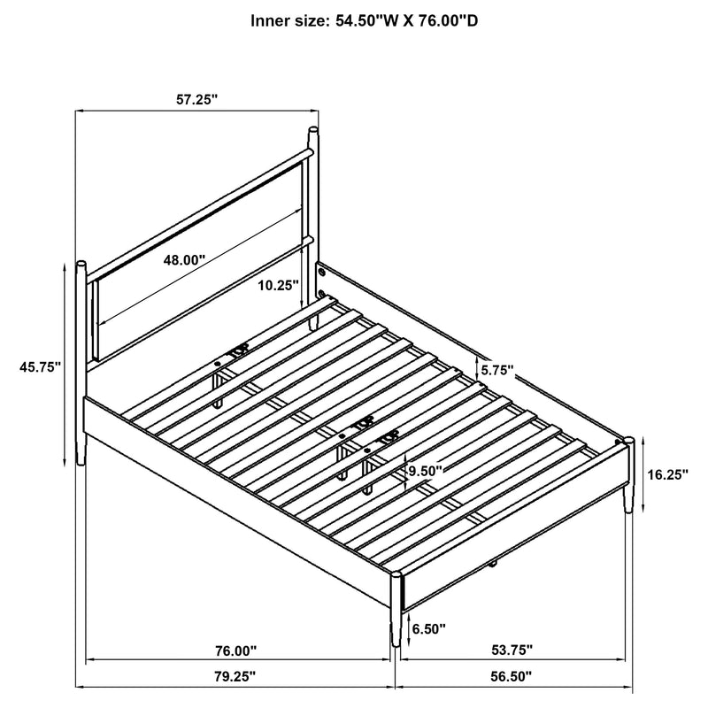 Cama con Plataforma Mason Panel