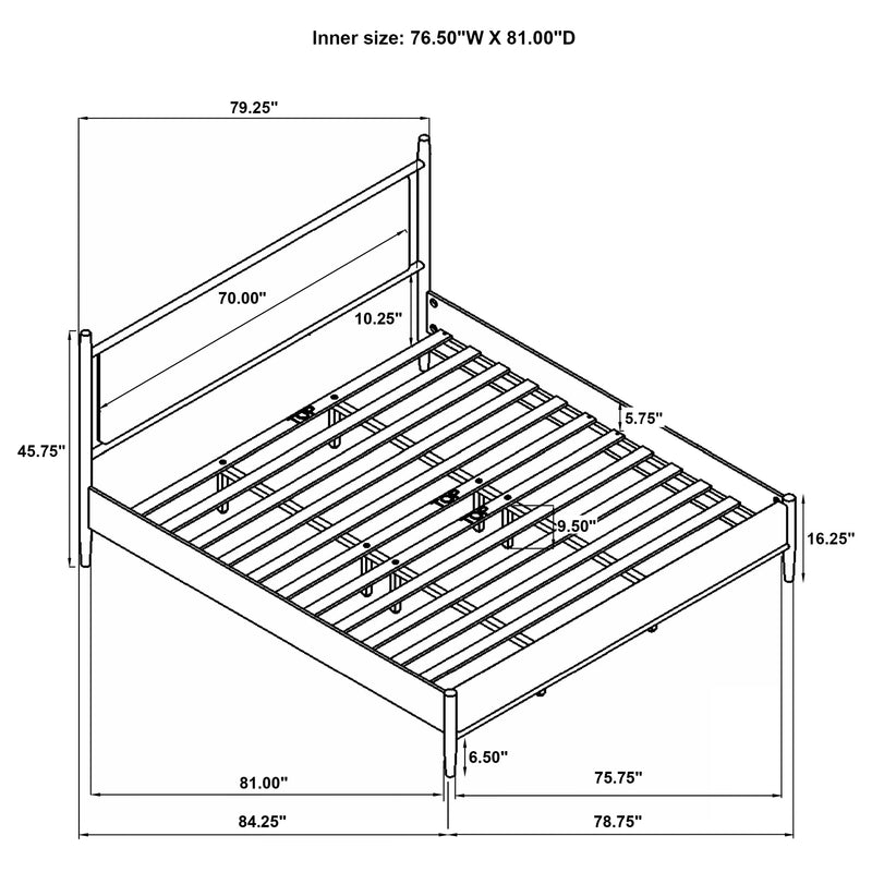 Cama con Plataforma Mason Panel