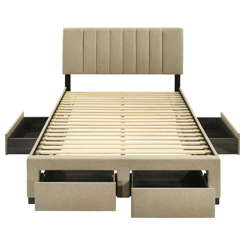 Cama Wheatland con almacenamiento y plataforma