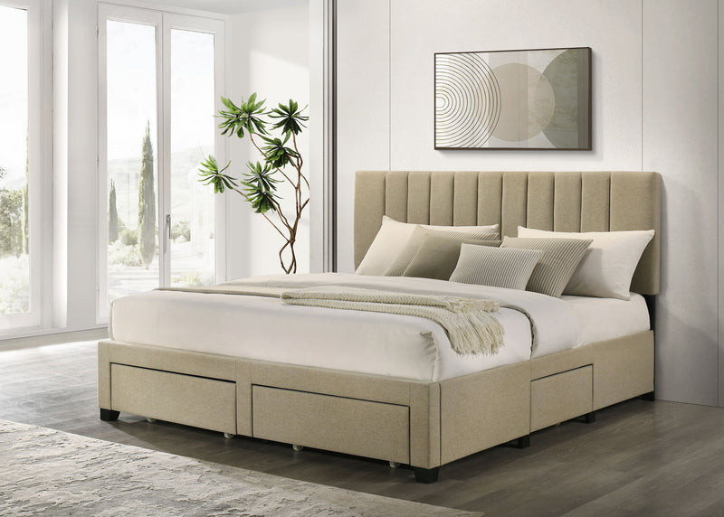 Cama Wheatland con almacenamiento y plataforma