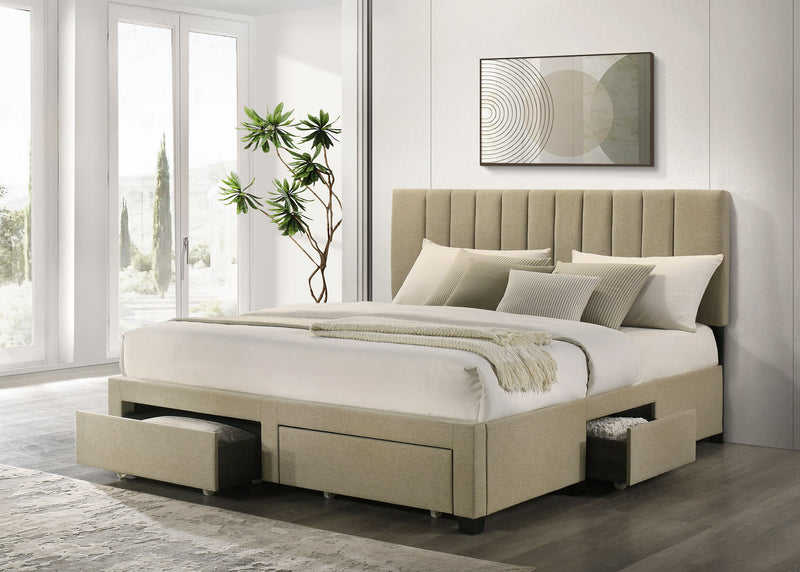 Cama Wheatland con almacenamiento y plataforma