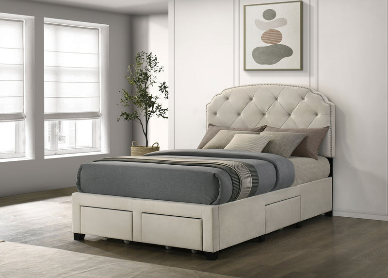 Cama Marianna con Plataforma y Almacenamiento