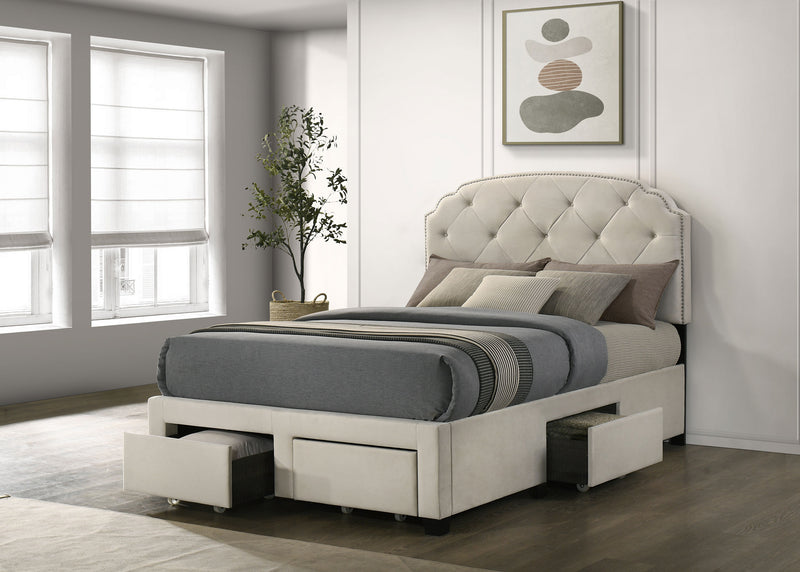 Cama Marianna con Plataforma y Almacenamiento