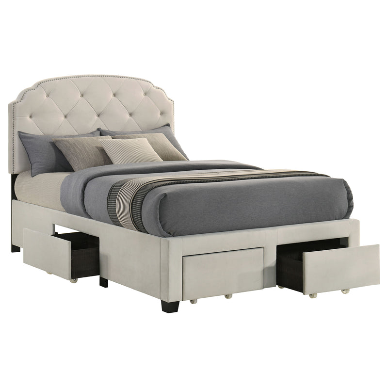 Cama Marianna con Plataforma y Almacenamiento