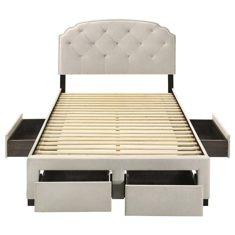 Cama Marianna con Plataforma y Almacenamiento
