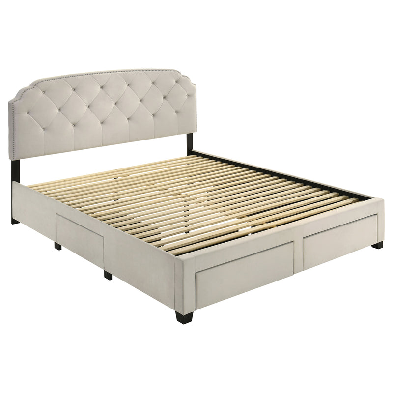 Cama Marianna con Plataforma y Almacenamiento