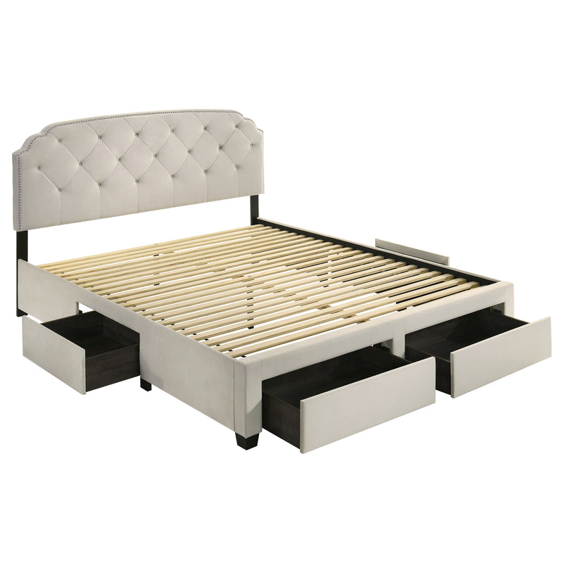 Cama Marianna con Plataforma y Almacenamiento